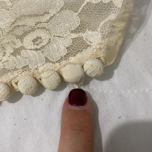 Vintage 50s Tiered Ruffle Victorian Bridgerton Queencore Regency Wedding Dress - Picture 10 of 16